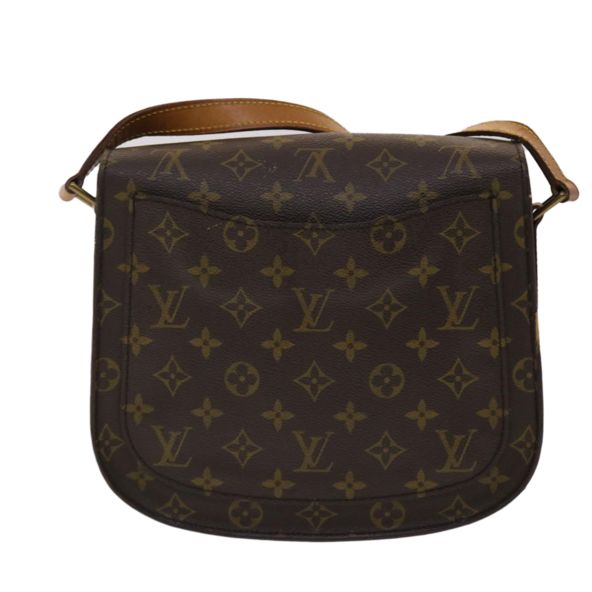 LOUIS VUITTON Monogram Saint Cloud GM Shoulder Bag M51242 LV Auth 48706