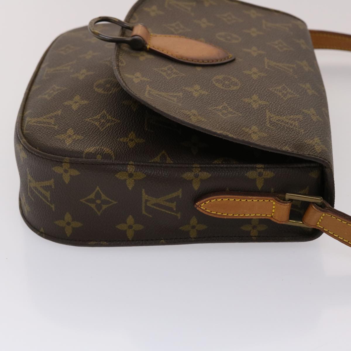 LOUIS VUITTON Monogram Saint Cloud GM Shoulder Bag M51242 LV Auth 48706