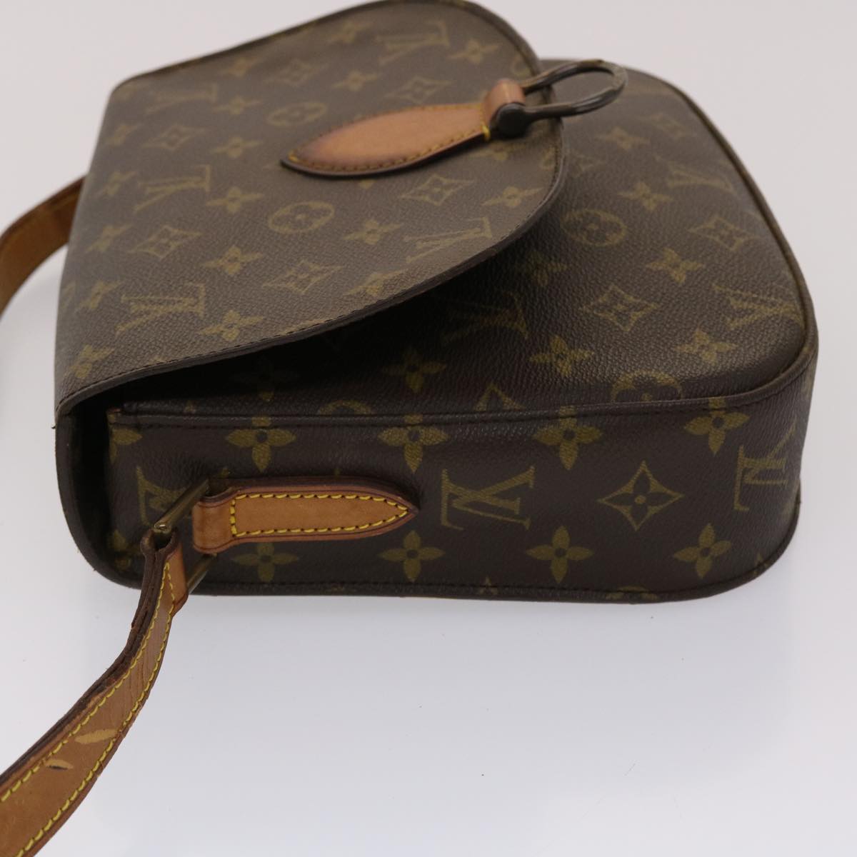 LOUIS VUITTON Monogram Saint Cloud GM Shoulder Bag M51242 LV Auth 48706