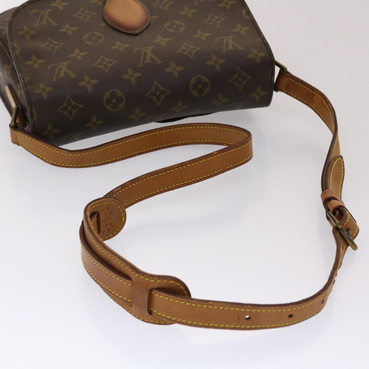 LOUIS VUITTON Monogram Saint Cloud GM Shoulder Bag M51242 LV Auth 48706