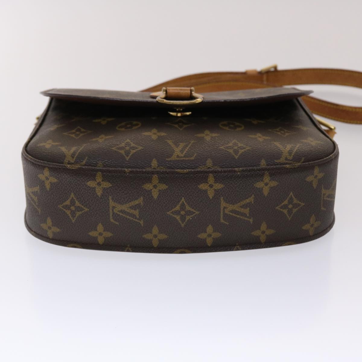 LOUIS VUITTON Monogram Saint Cloud GM Shoulder Bag M51242 LV Auth 48707