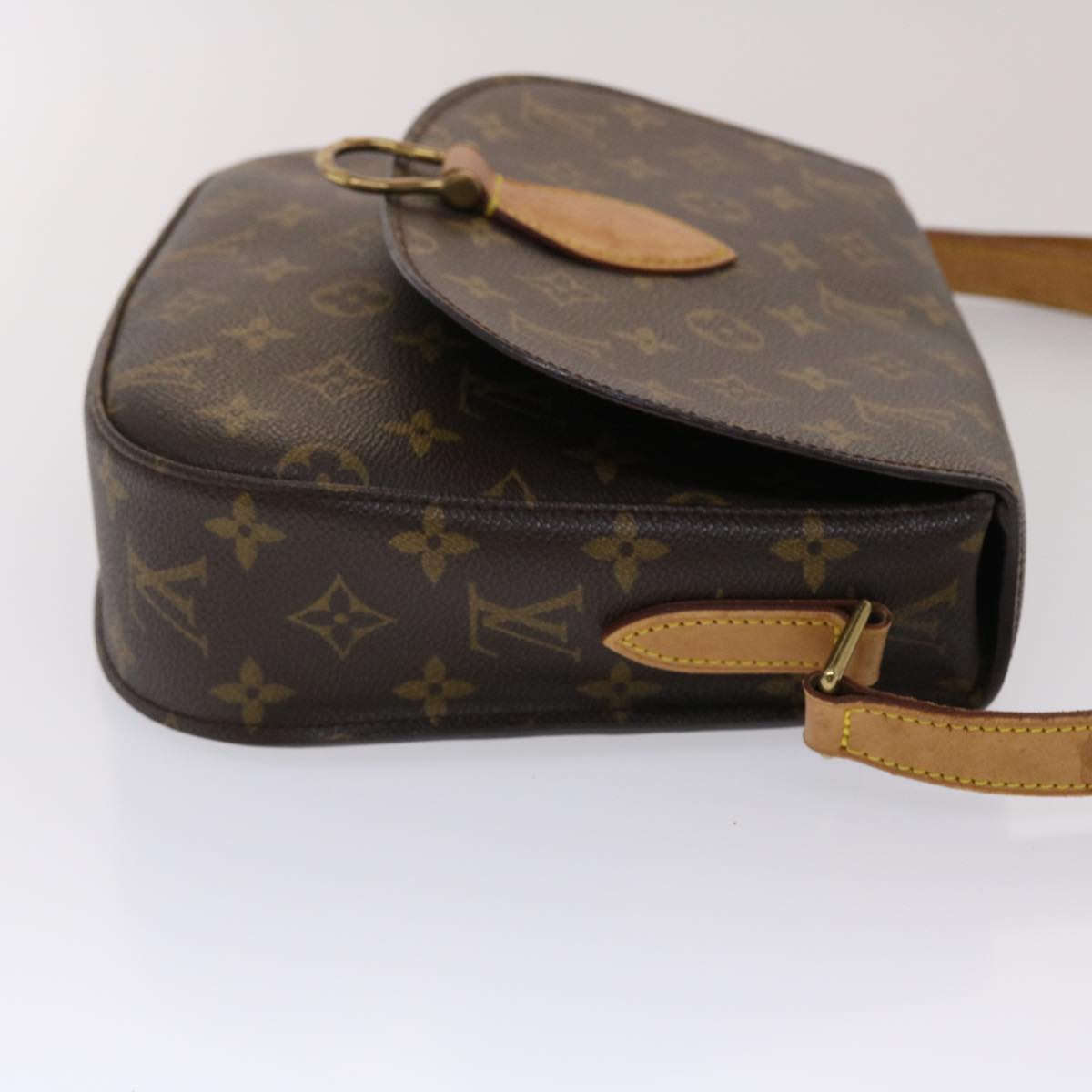 LOUIS VUITTON Monogram Saint Cloud GM Shoulder Bag M51242 LV Auth 48707