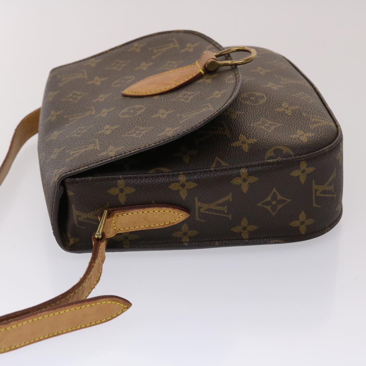 LOUIS VUITTON Monogram Saint Cloud GM Shoulder Bag M51242 LV Auth 48707