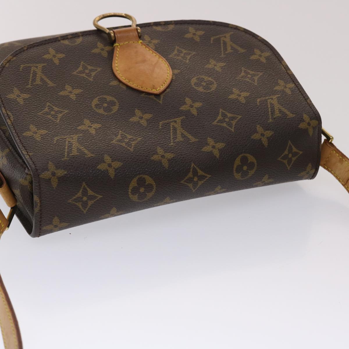 LOUIS VUITTON Monogram Saint Cloud GM Shoulder Bag M51242 LV Auth 48707