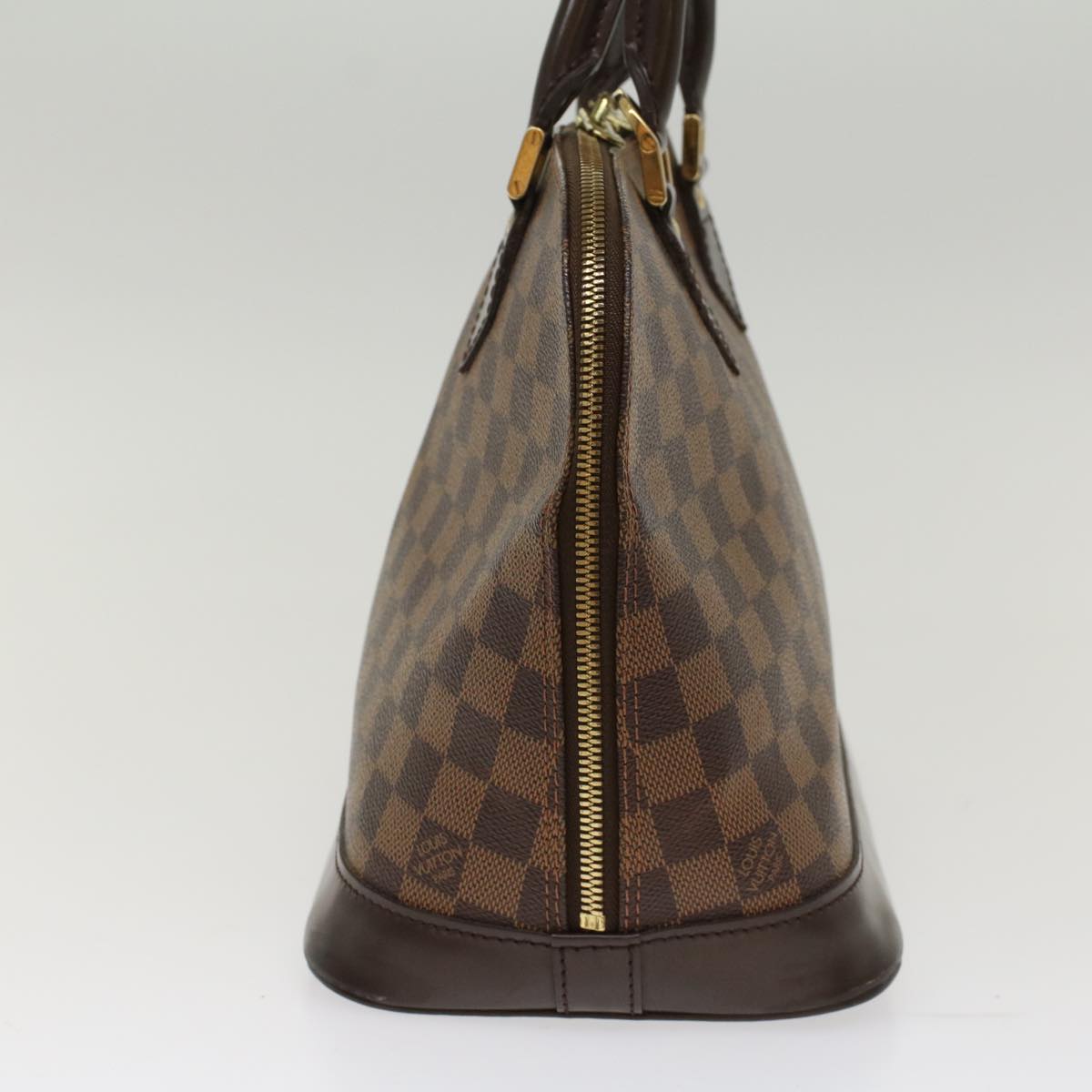 LOUIS VUITTON Damier Ebene Alma Hand Bag N51131 LV Auth 48719