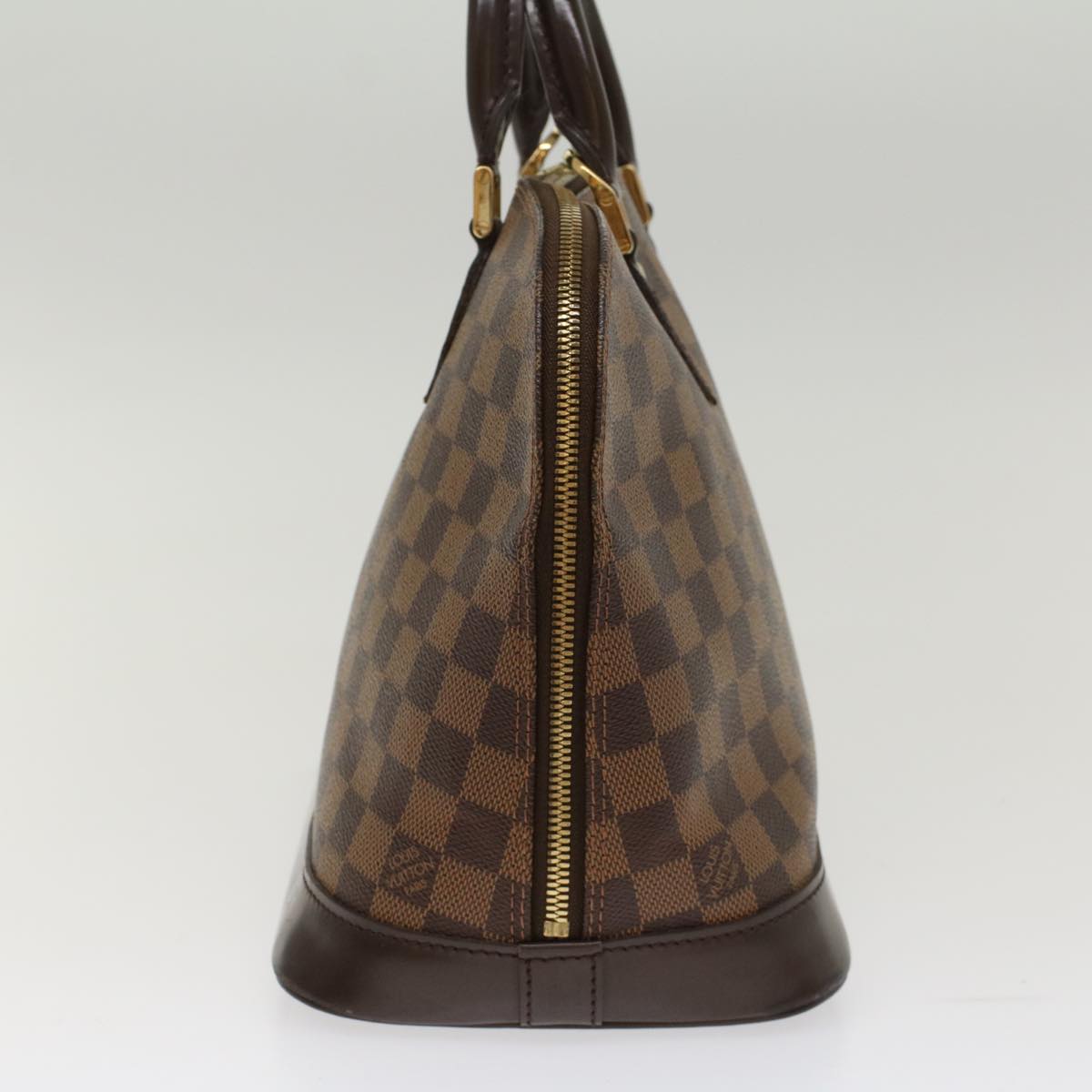 LOUIS VUITTON Damier Ebene Alma Hand Bag N51131 LV Auth 48719