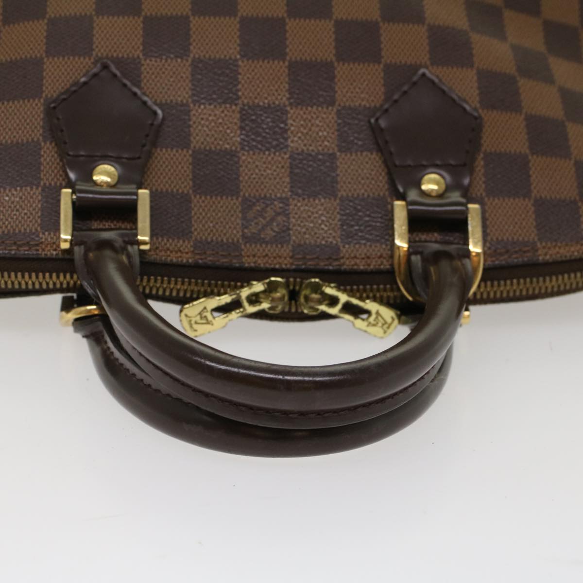 LOUIS VUITTON Damier Ebene Alma Hand Bag N51131 LV Auth 48719