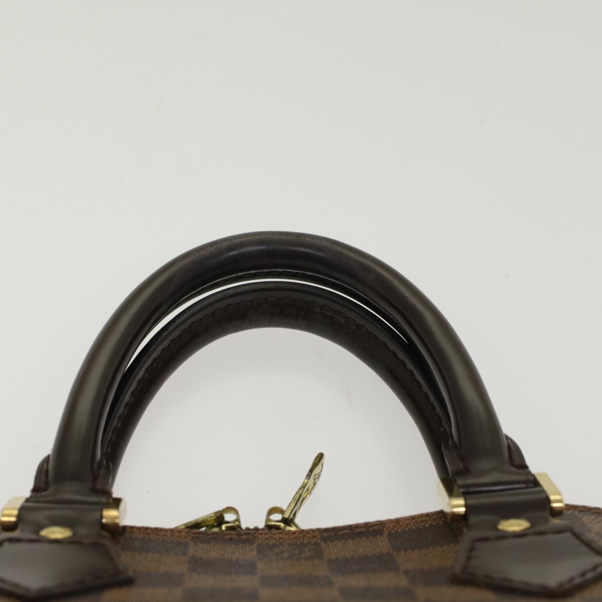 LOUIS VUITTON Damier Ebene Alma Hand Bag N51131 LV Auth 48719