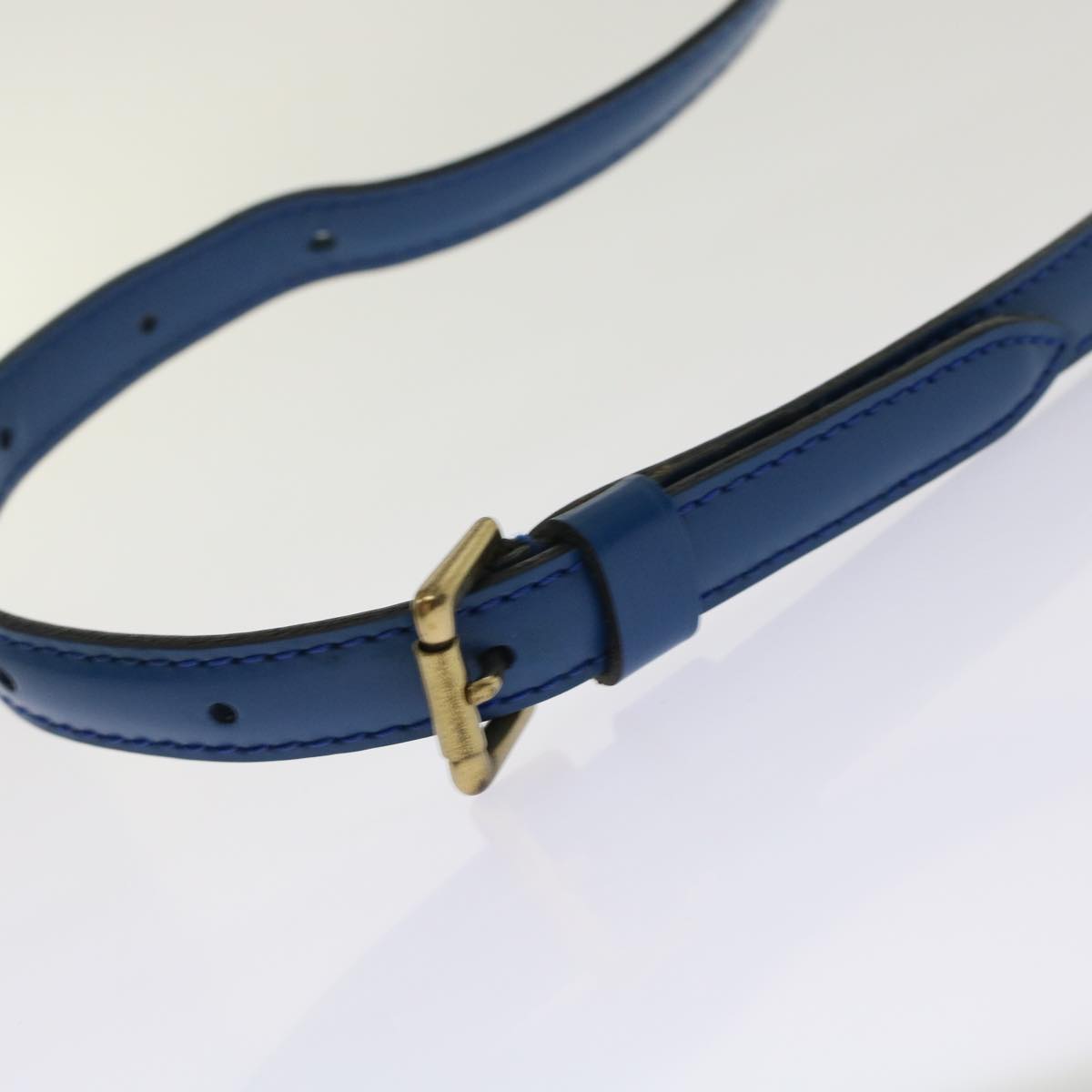 LOUIS VUITTON Epi Shoulder Strap 36.2""-43.3"" Blue LV Auth 48743