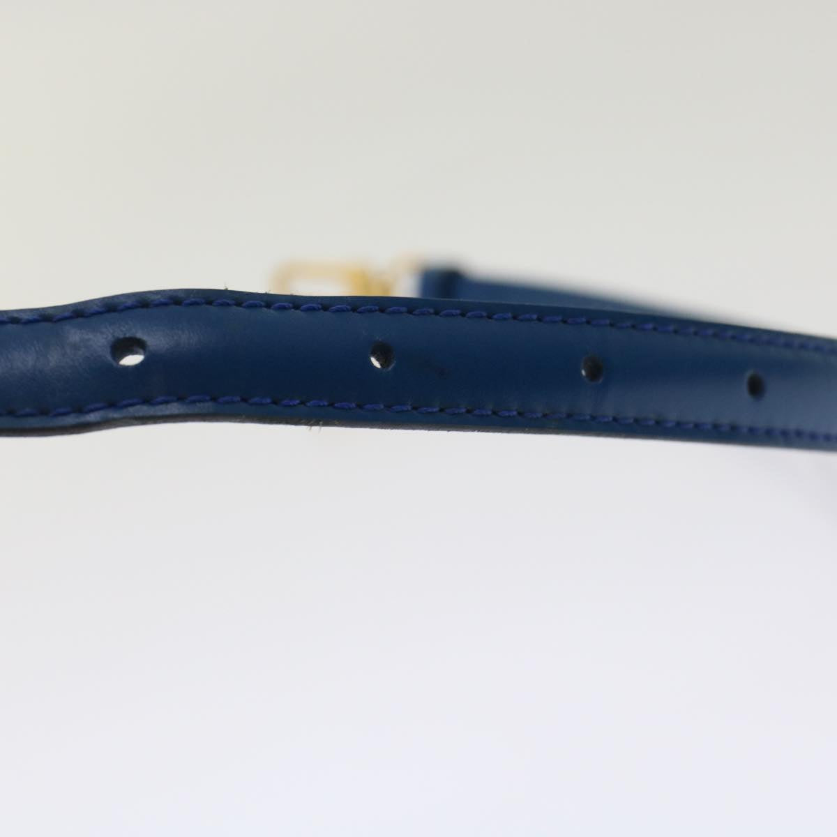 LOUIS VUITTON Epi Shoulder Strap 36.2""-43.3"" Blue LV Auth 48743