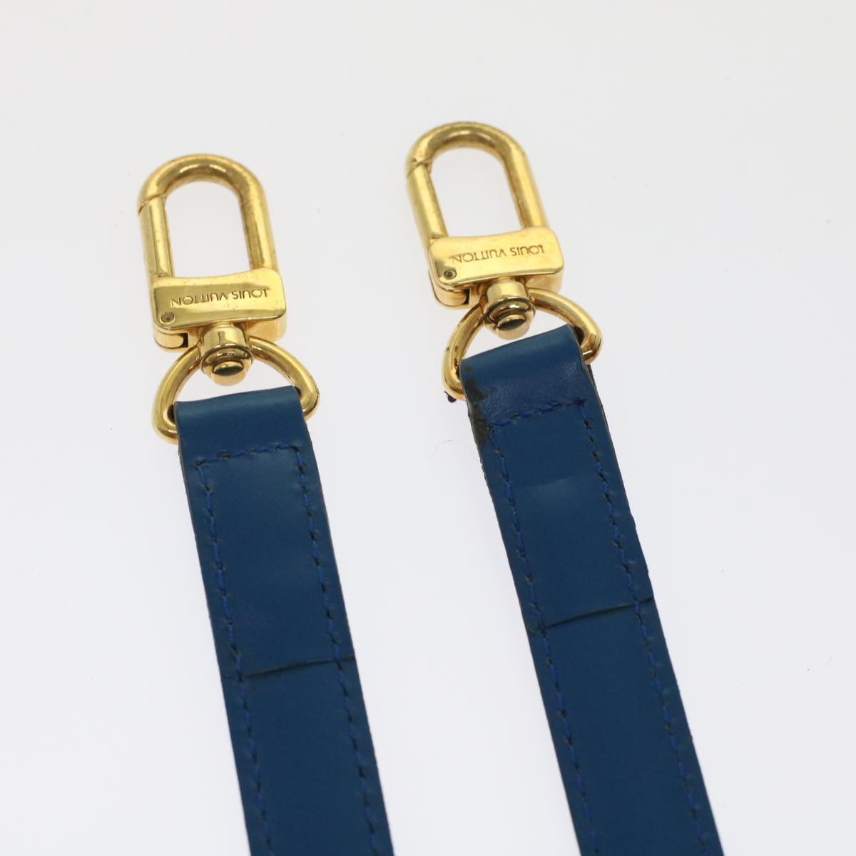 LOUIS VUITTON Epi Shoulder Strap 36.2""-43.3"" Blue LV Auth 48743