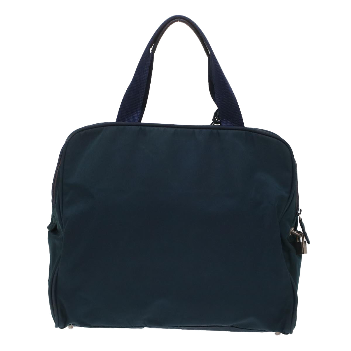 PRADA Hand Bag Nylon Blue Auth 48755 - 0