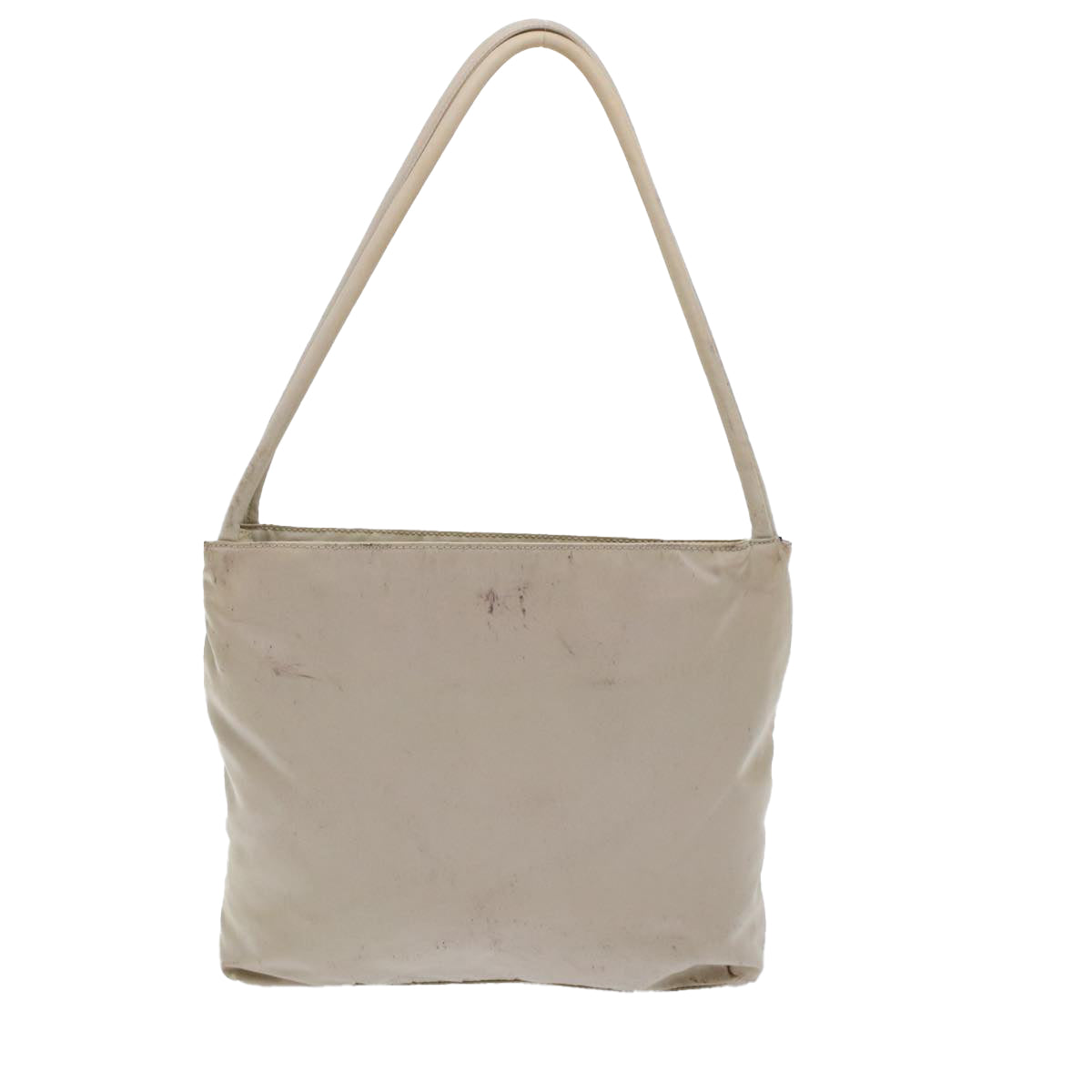 PRADA Tote Bag Nylon Ivory Auth 48758 - 0