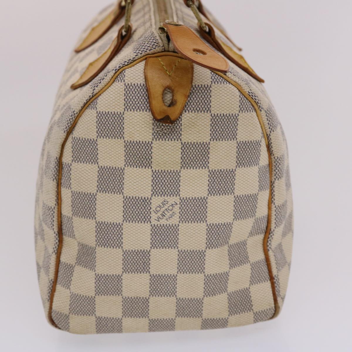 LOUIS VUITTON Damier Azur Speedy 25 Hand Bag N41534 LV Auth 48832