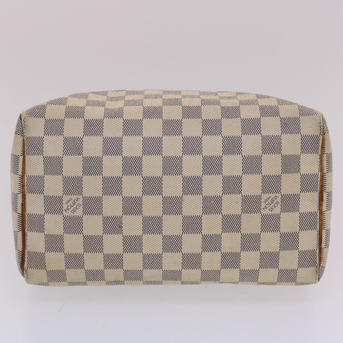 LOUIS VUITTON Damier Azur Speedy 25 Hand Bag N41534 LV Auth 48832