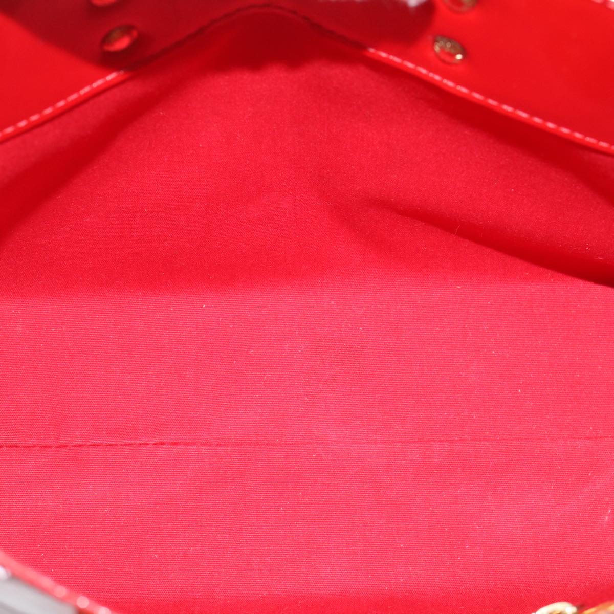 LOUIS VUITTON Monogram Vernis Reade PM Hand Bag Red M91336 LV Auth 48833