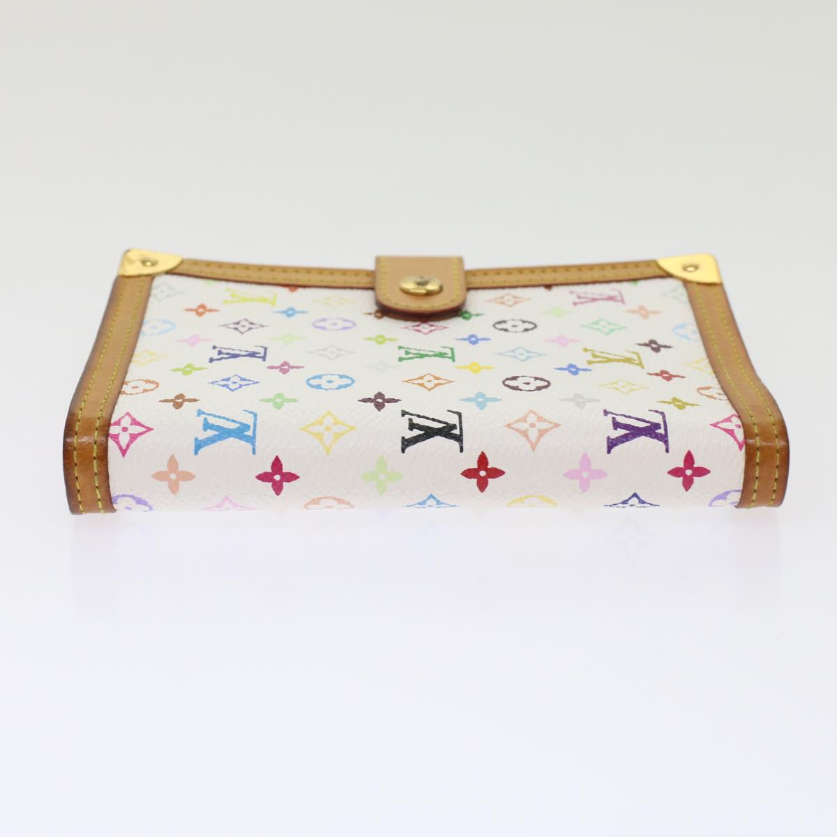 LOUIS VUITTON Multicolor Agenda PM Day Planner Cover White R21074 LV Auth 48883