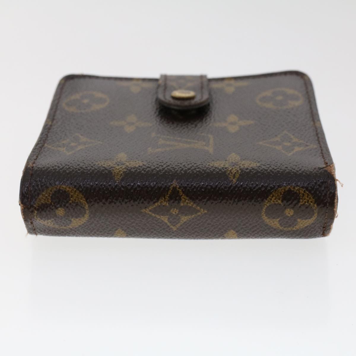 LOUIS VUITTON Monogram Compact Zip Wallet M61667 LV Auth 48893