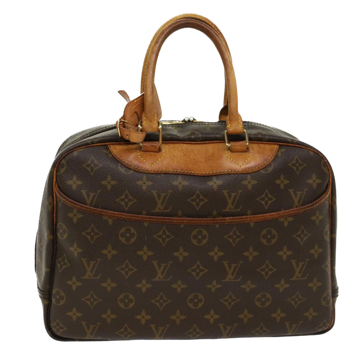 LOUIS VUITTON Monogram Deauville Hand Bag M47270 LV Auth 48913