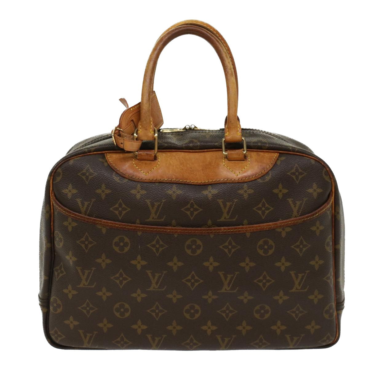 LOUIS VUITTON Monogram Deauville Hand Bag M47270 LV Auth 48913