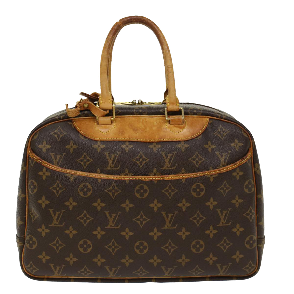 LOUIS VUITTON Monogram Deauville Hand Bag M47270 LV Auth 48928