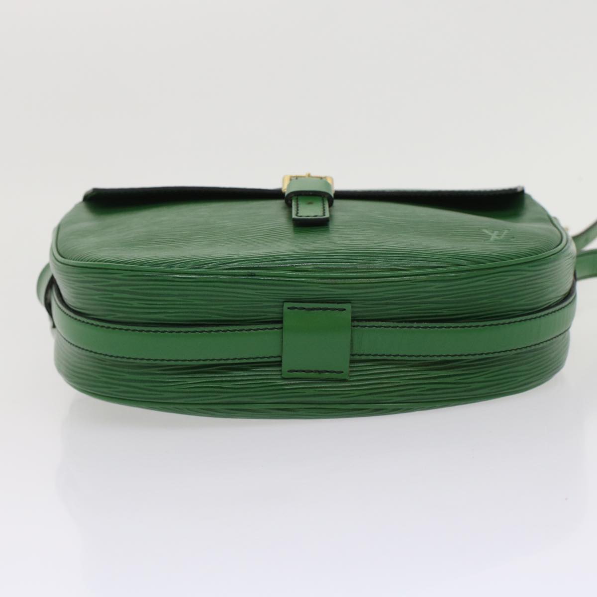 LOUIS VUITTON Epi June Feuille Shoulder Bag Green M52154 LV Auth 48956