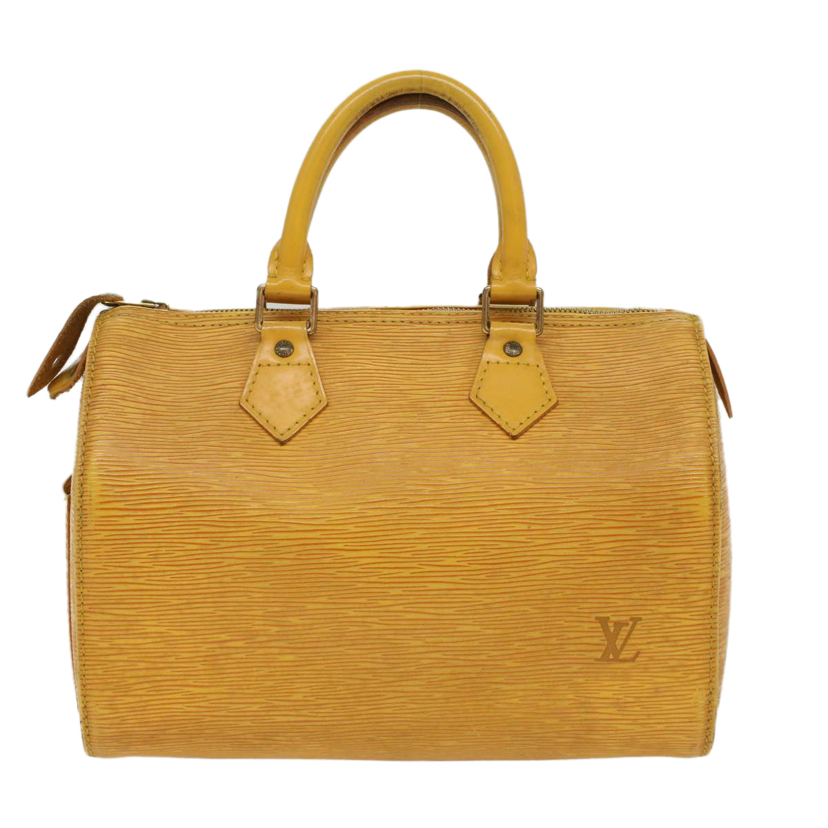 LOUIS VUITTON Epi Speedy 25 Hand Bag Tassili Yellow M43019 LV Auth 48961 - 0