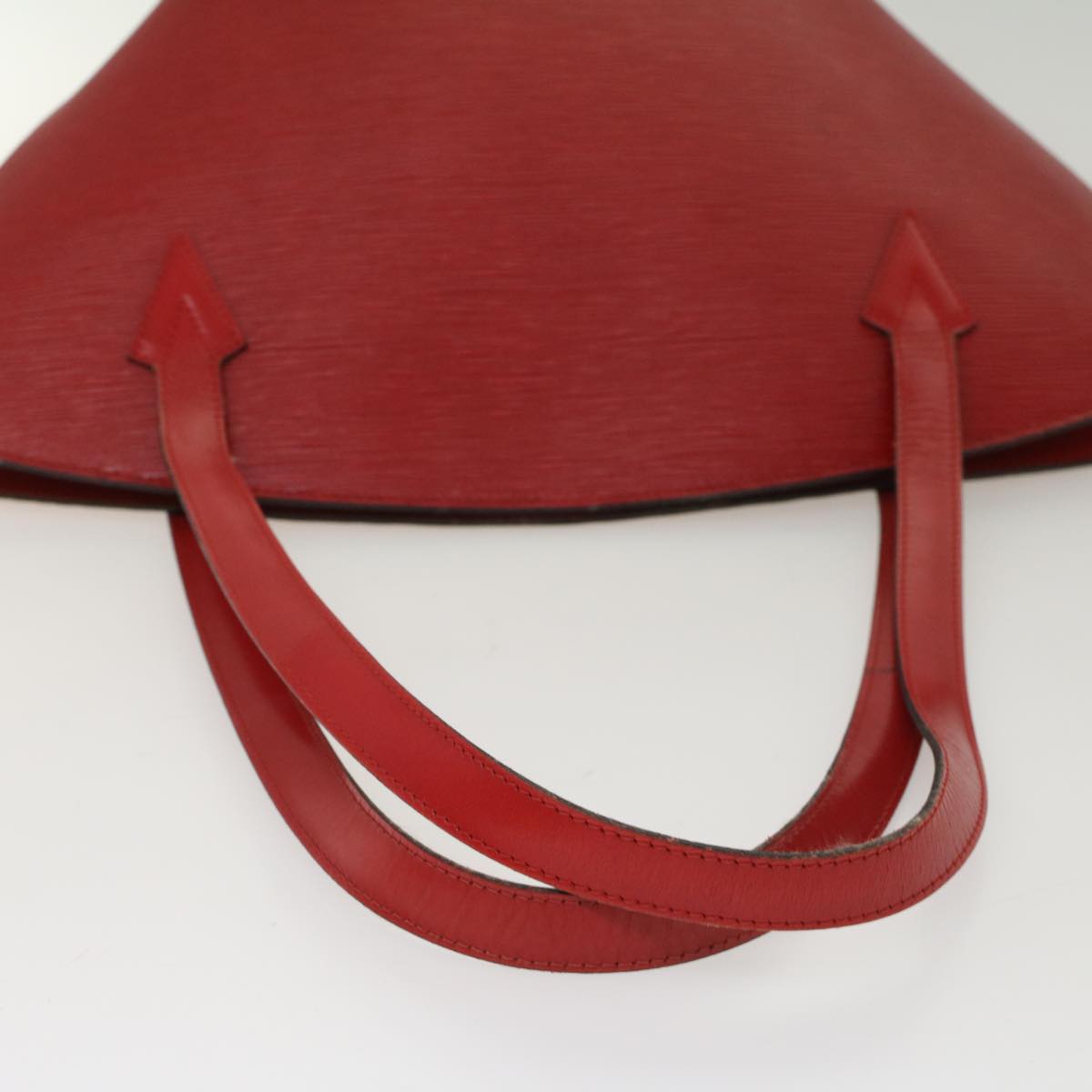 LOUIS VUITTON Epi Saint Jacques Shopping Shoulder Bag Red M52277 LV Auth 48963