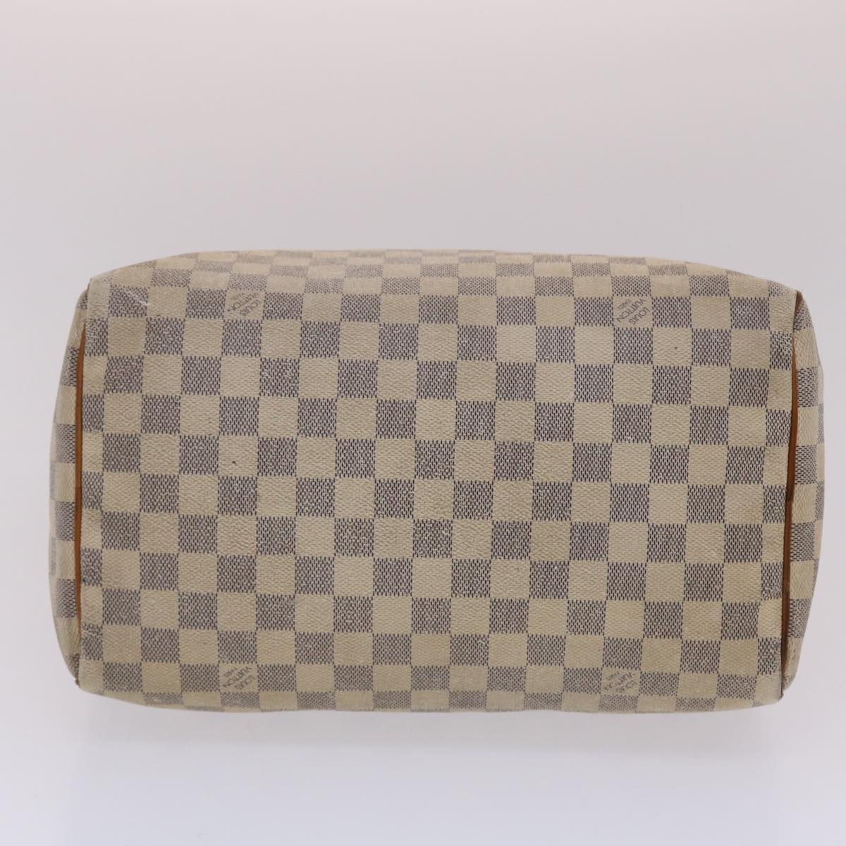 LOUIS VUITTON Damier Azur Speedy 30 Hand Bag N41533 LV Auth 49016