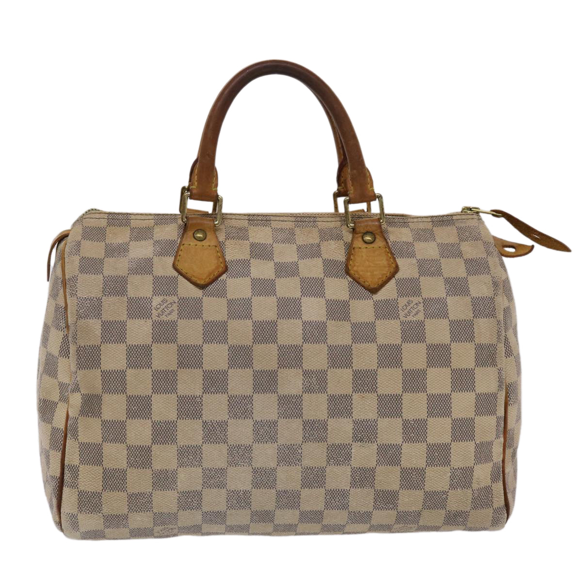 LOUIS VUITTON Damier Azur Speedy 30 Hand Bag N41533 LV Auth 49016