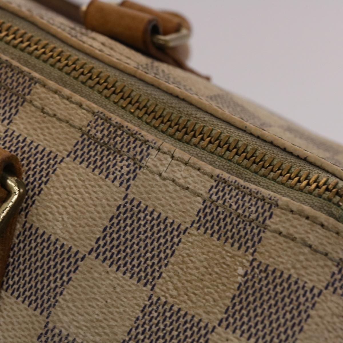 LOUIS VUITTON Damier Azur Speedy 30 Hand Bag N41533 LV Auth 49016