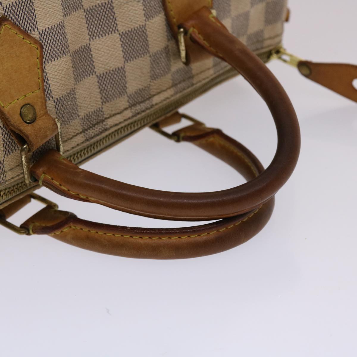 LOUIS VUITTON Damier Azur Speedy 30 Hand Bag N41533 LV Auth 49016