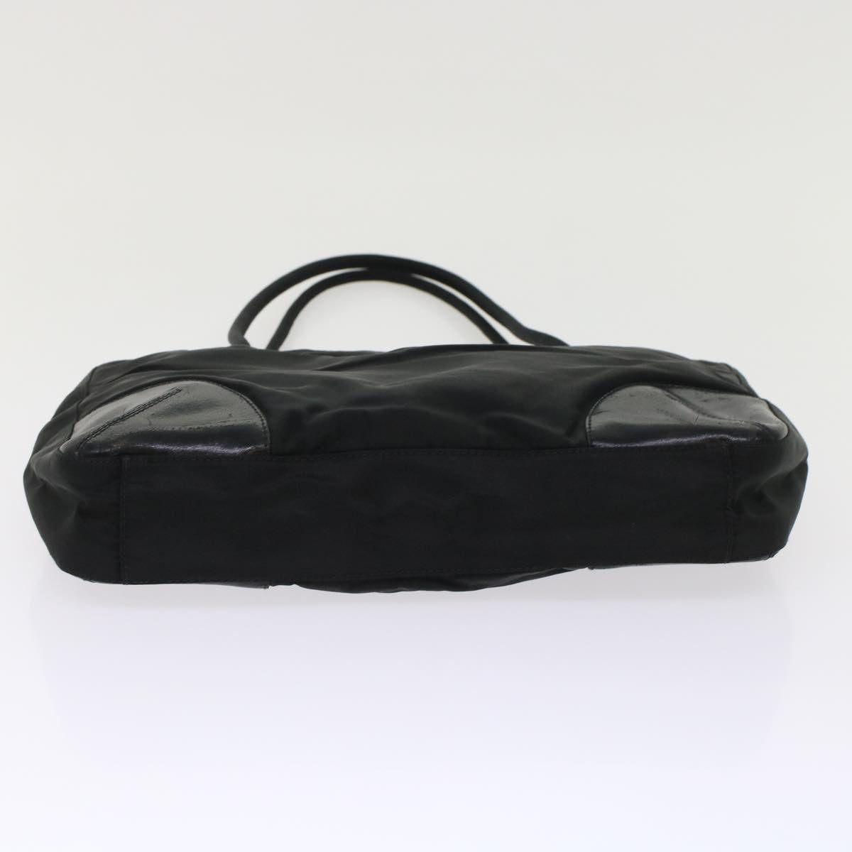 PRADA Hand Bag Nylon Black Auth 49026