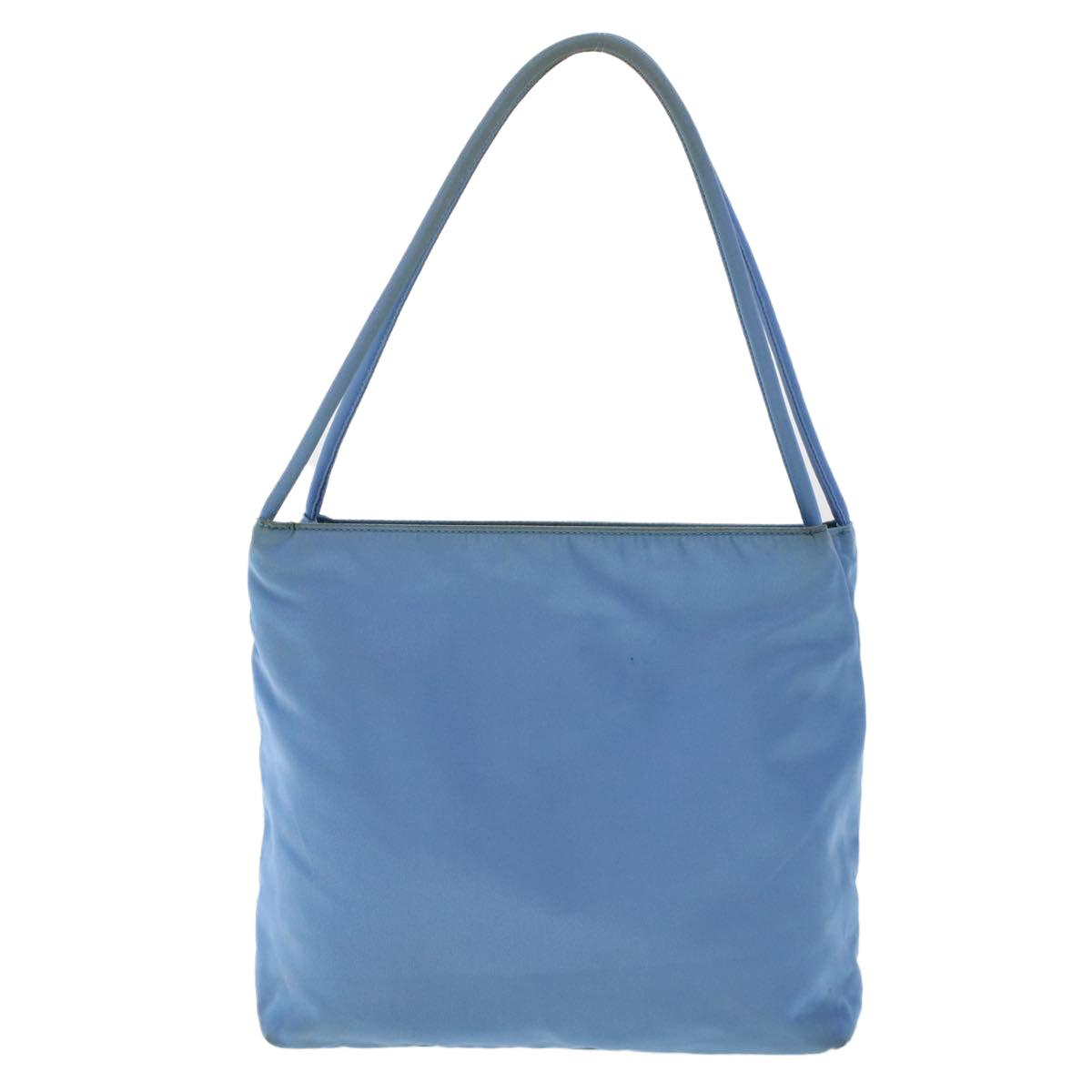 PRADA Hand Bag Nylon Light Blue Auth 49028