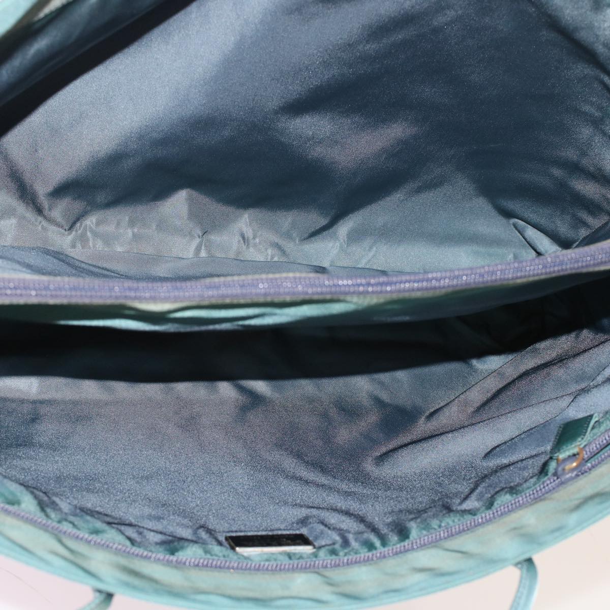 PRADA Tote Bag Nylon Light Blue Auth 49034