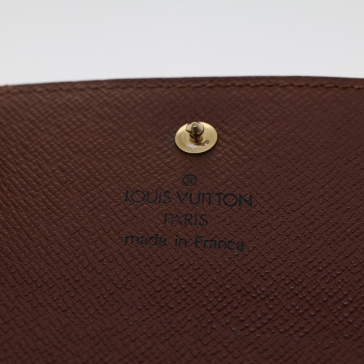 LOUIS VUITTON Monogram Portefeuille Elise Wallet M61654 LV Auth 49039