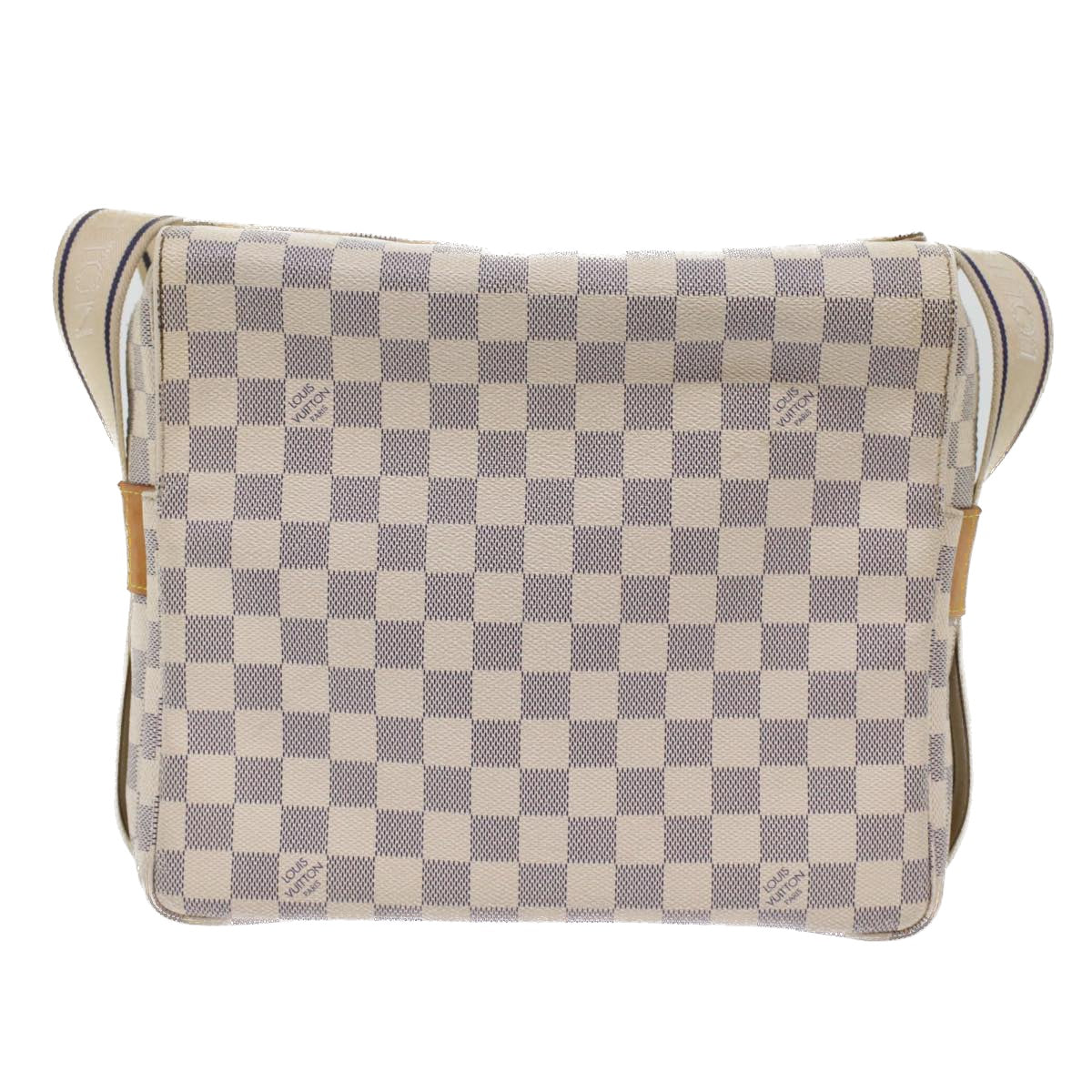 LOUIS VUITTON Damier Azur Naviglio Shoulder Bag N51189 LV Auth 49230 - 0