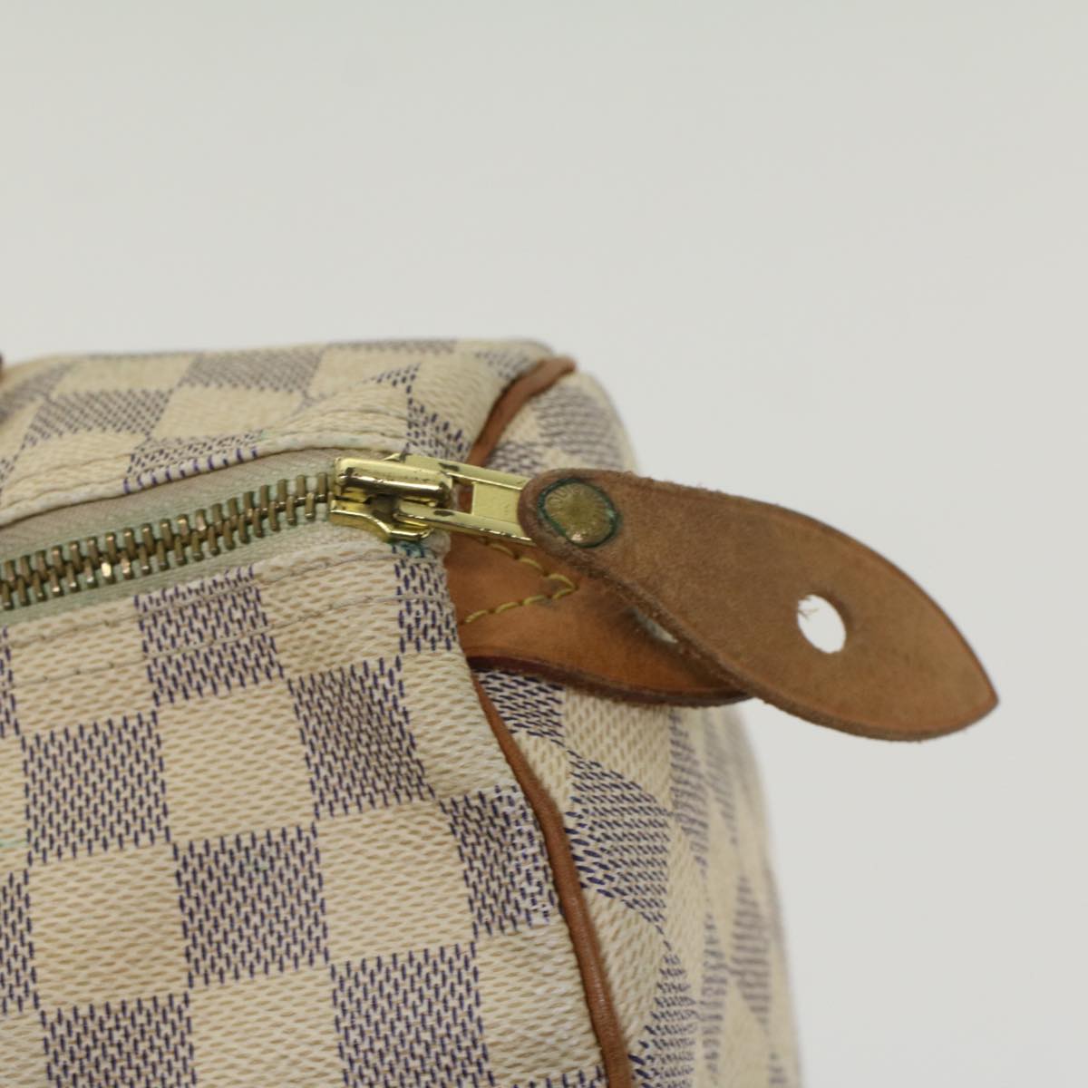 LOUIS VUITTON Damier Azur Speedy 30 Hand Bag N41533 LV Auth 49232