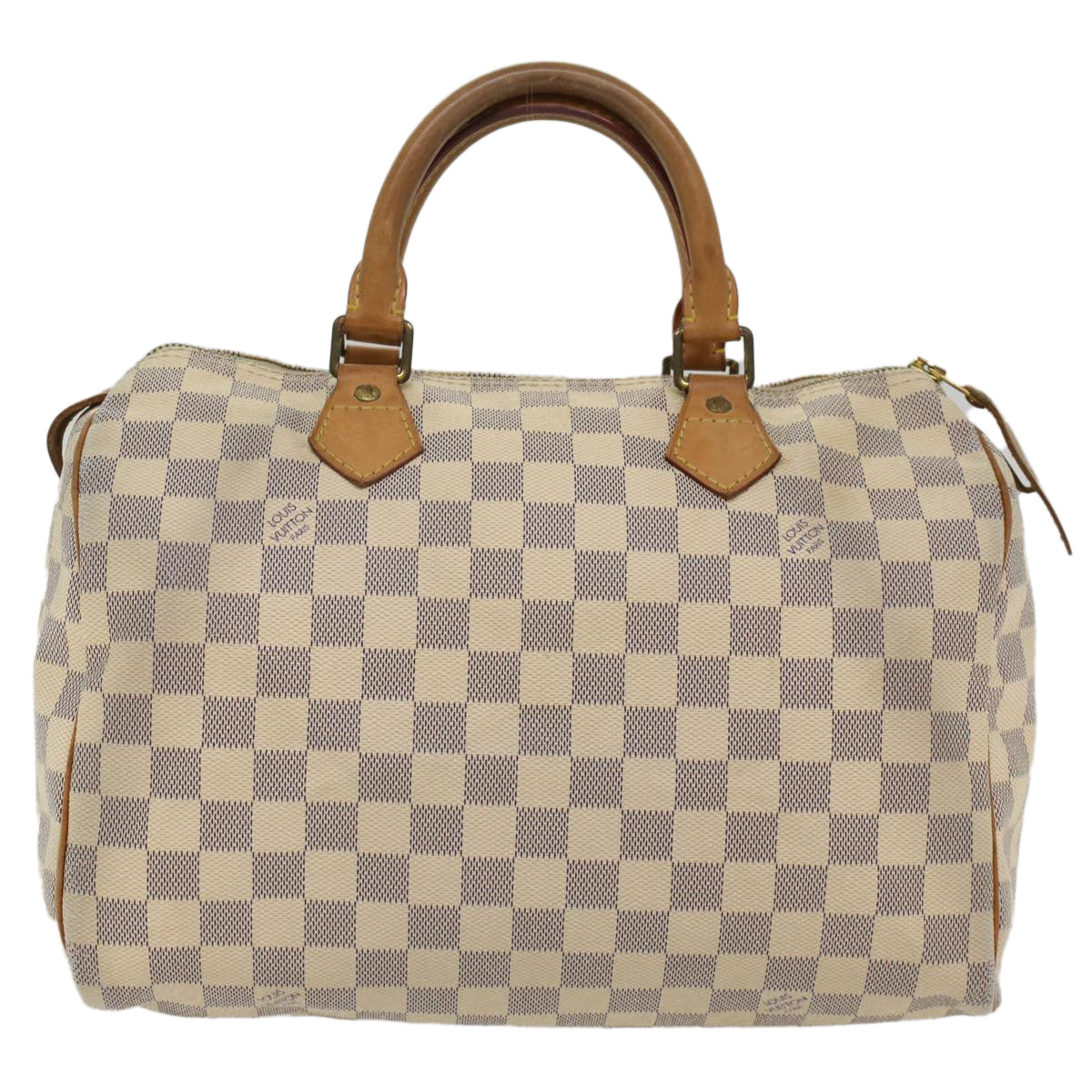 LOUIS VUITTON Damier Azur Speedy 30 Hand Bag N41533 LV Auth 49232