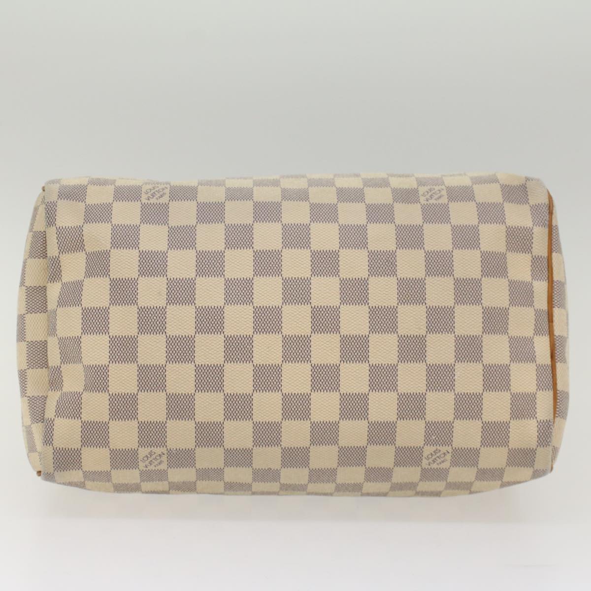 LOUIS VUITTON Damier Azur Speedy 30 Hand Bag N41533 LV Auth 49232