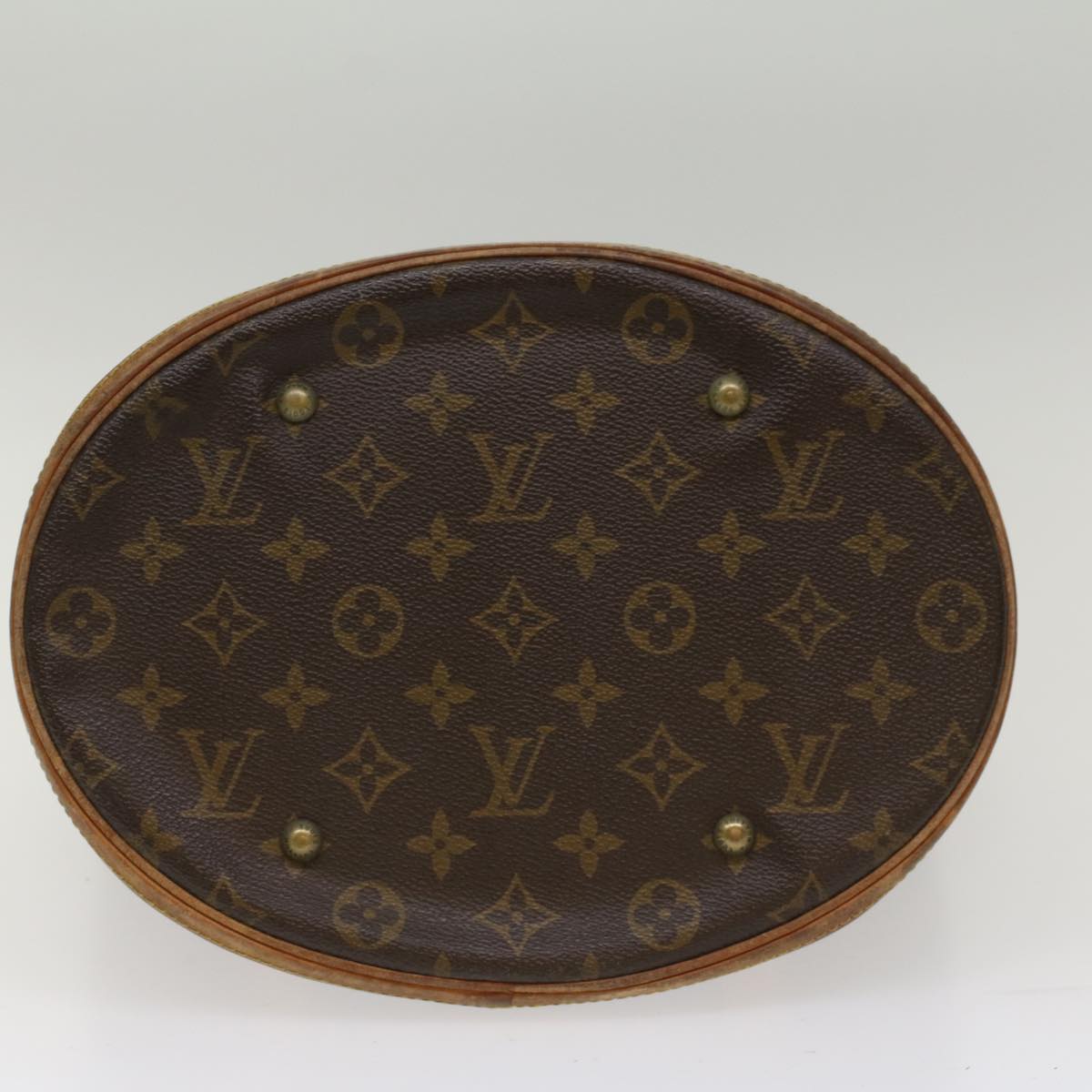 LOUIS VUITTON Monogram Bucket GM Shoulder Bag Vintage M42236 LV Auth 49235