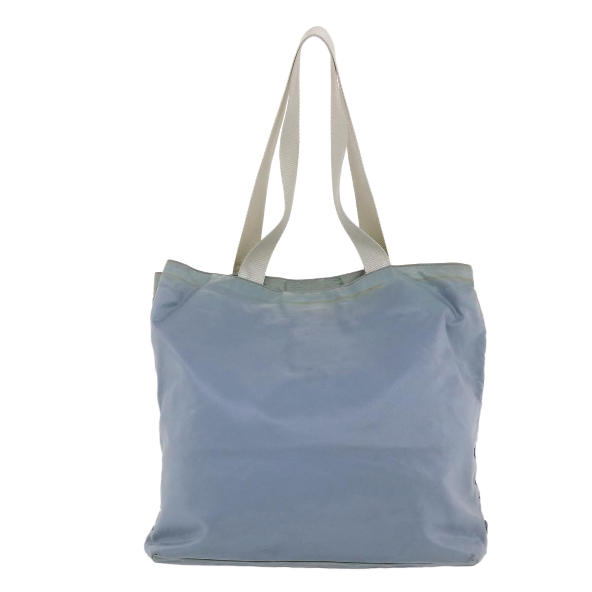 PRADA Tote Bag Nylon Light Blue Auth 49298 - 0