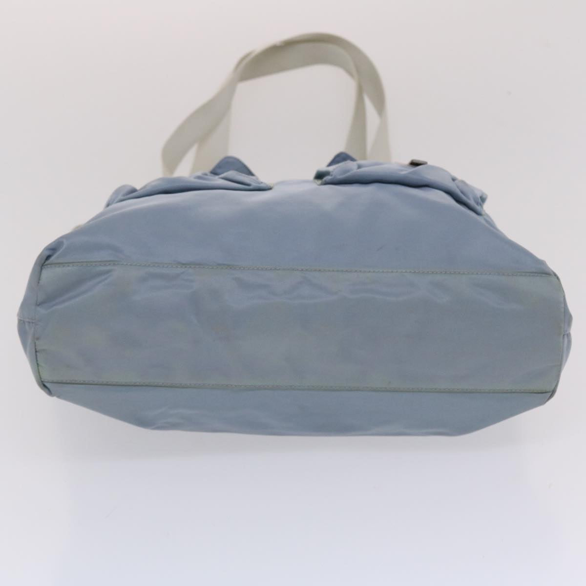PRADA Tote Bag Nylon Light Blue Auth 49298