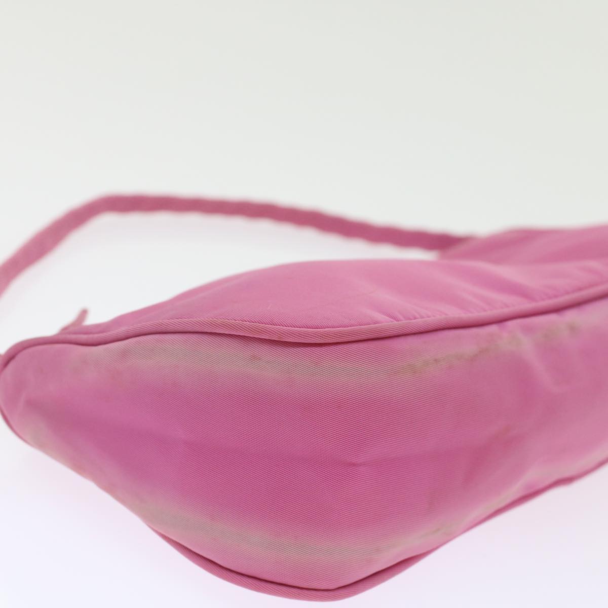 PRADA Accessory Pouch Nylon Pink Auth 49322