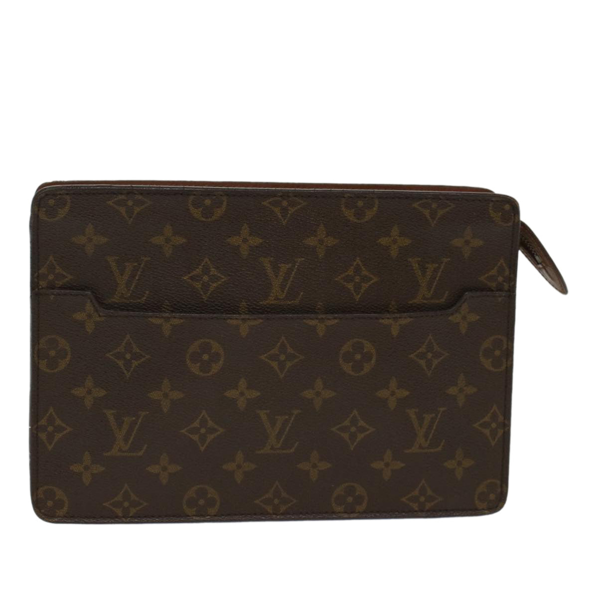 LOUIS VUITTON Monogram Pochette Homme Clutch Bag M51795 LV Auth 49338