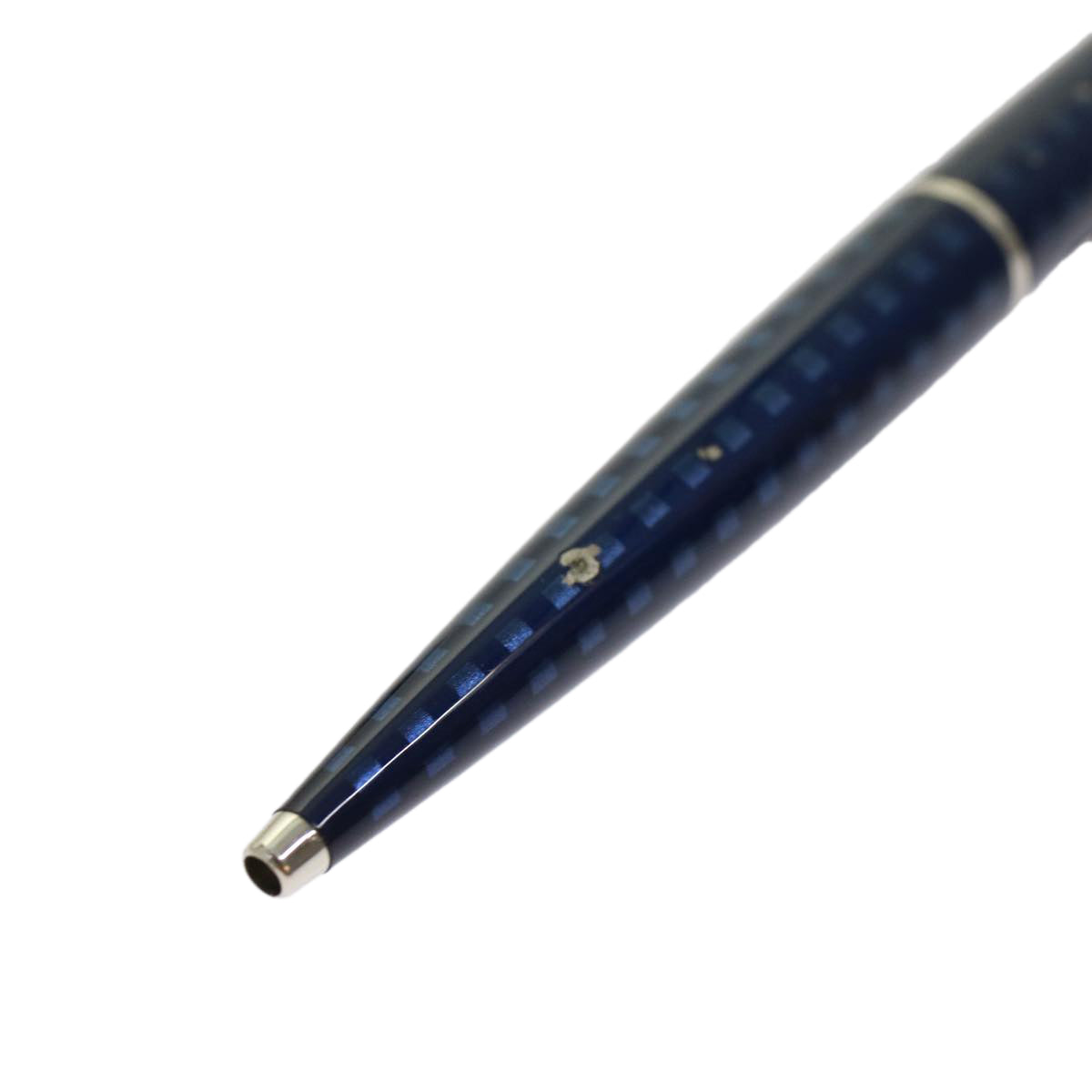 LOUIS VUITTON Ballpoint Pen Blue LV Auth 49343 - 0