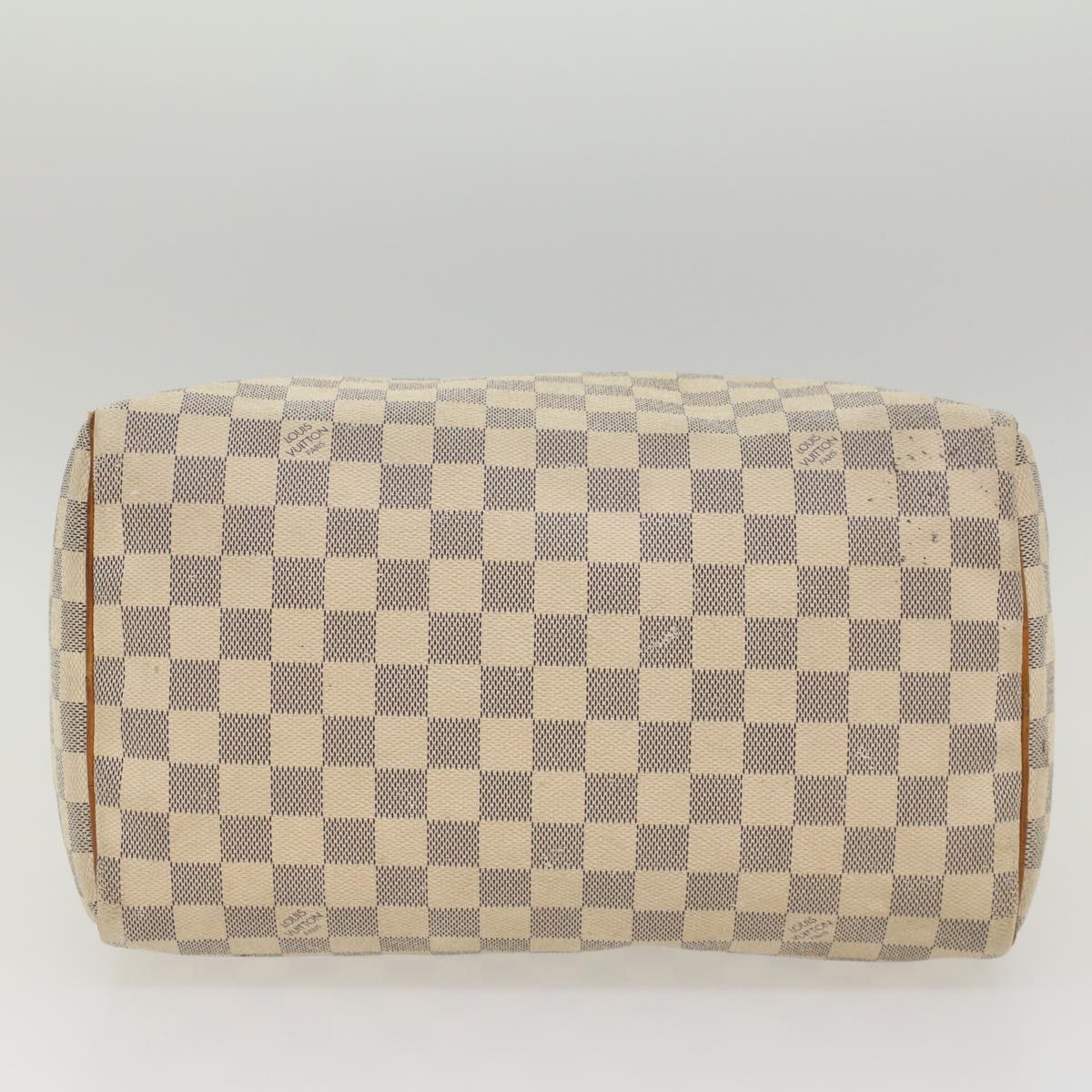 LOUIS VUITTON Damier Azur Speedy 30 Hand Bag N41533 LV Auth 49351