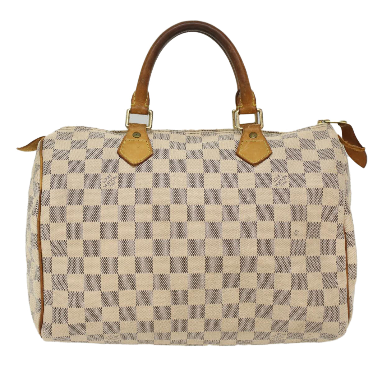 LOUIS VUITTON Damier Azur Speedy 30 Hand Bag N41533 LV Auth 49351