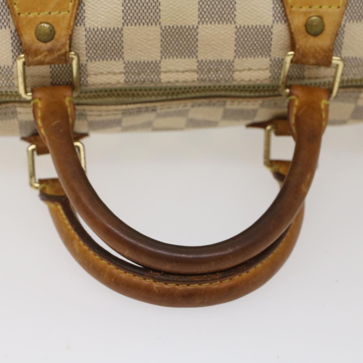 LOUIS VUITTON Damier Azur Speedy 30 Hand Bag N41533 LV Auth 49351