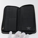 LOUIS VUITTON Damier Graphite Zippy Wallet Vertical Wallet N63095 LV Auth 49380-9